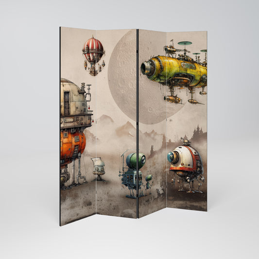 MACHINARIUM MACHINES 4-teiliger Paravent