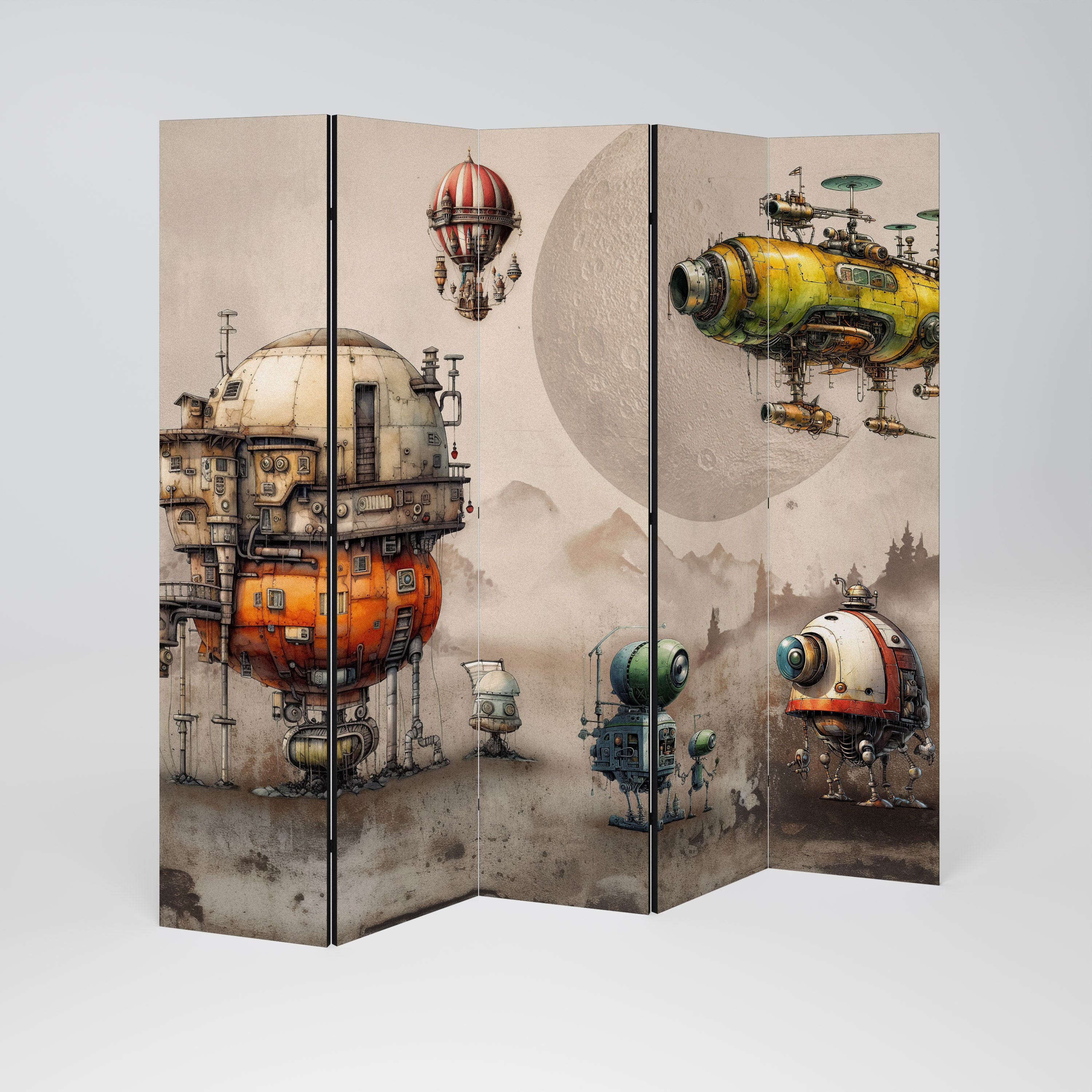 MACHINARIUM MACHINES 5-teiliger Paravent