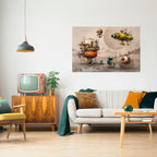 MACHINARIUM MACHINES Peel and Stick Horizontal Poster