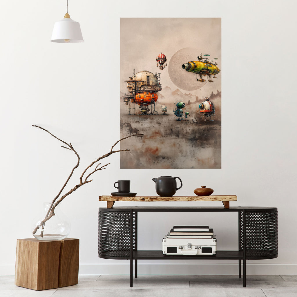 MACHINARIUM MACHINES Vertikales Poster zum Abziehen und Aufkleben