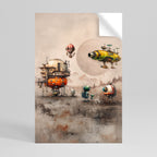 MACHINARIUM MACHINES Selbstklebendes Poster - Hochformat