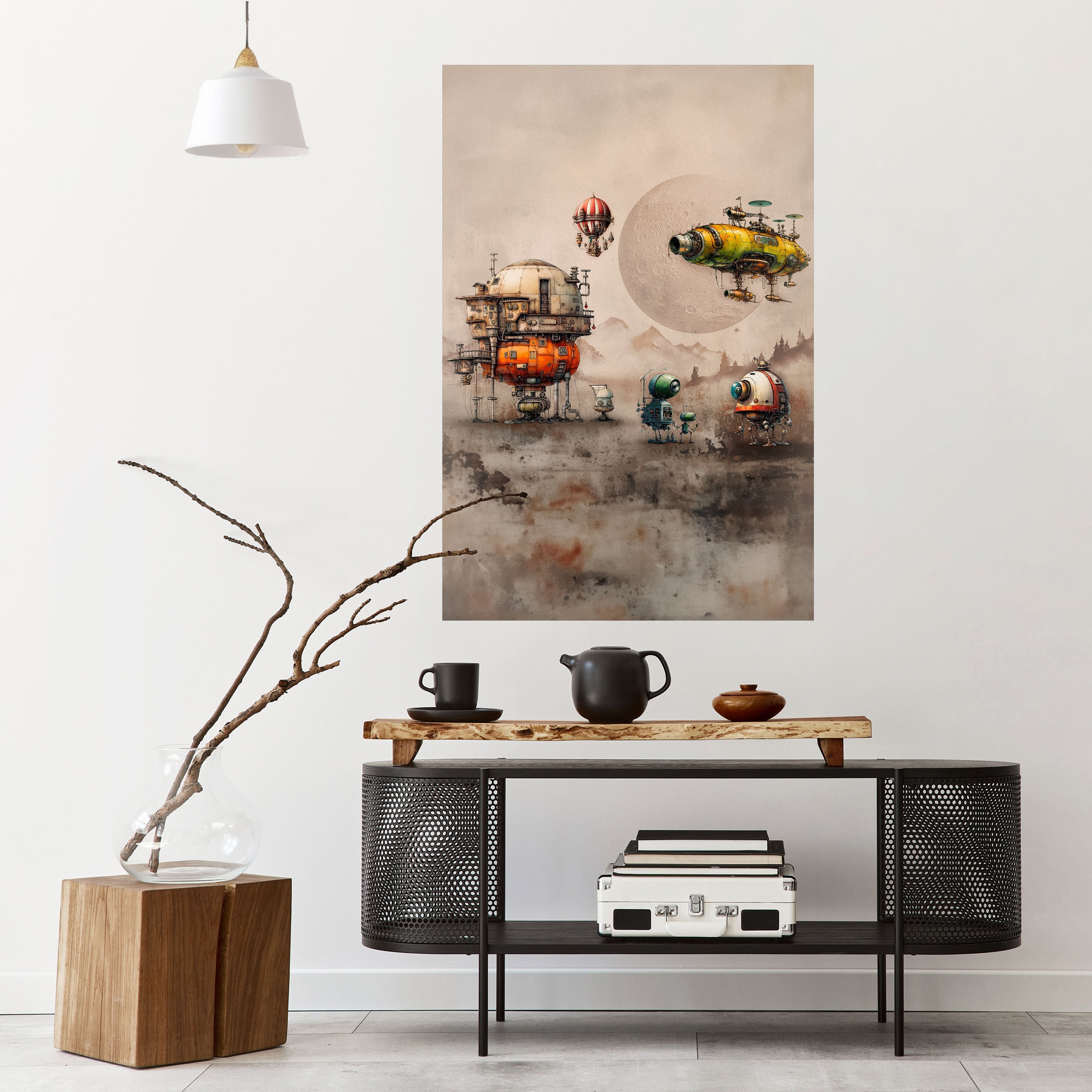 MACHINARIUM MACHINES Vertikales Poster zum Abziehen und Aufkleben