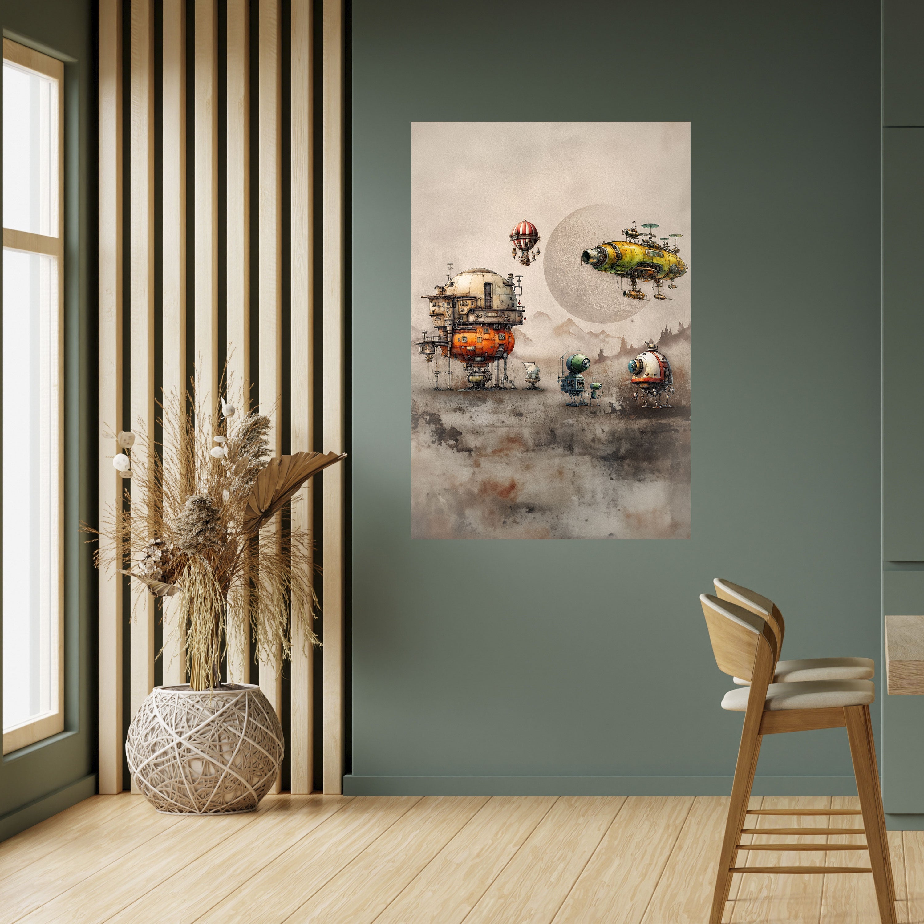 MACHINARIUM MACHINES Vertikales Poster zum Abziehen und Aufkleben
