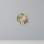 COCOA FRUITS Rundes Kunstregal in Eiche-Optik