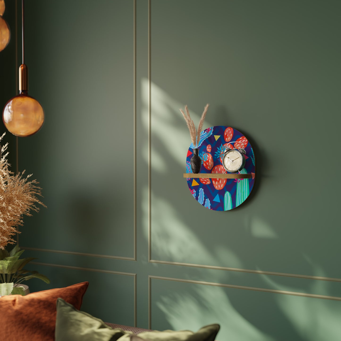 CACTUS VIBES Dekoratives Wandregal