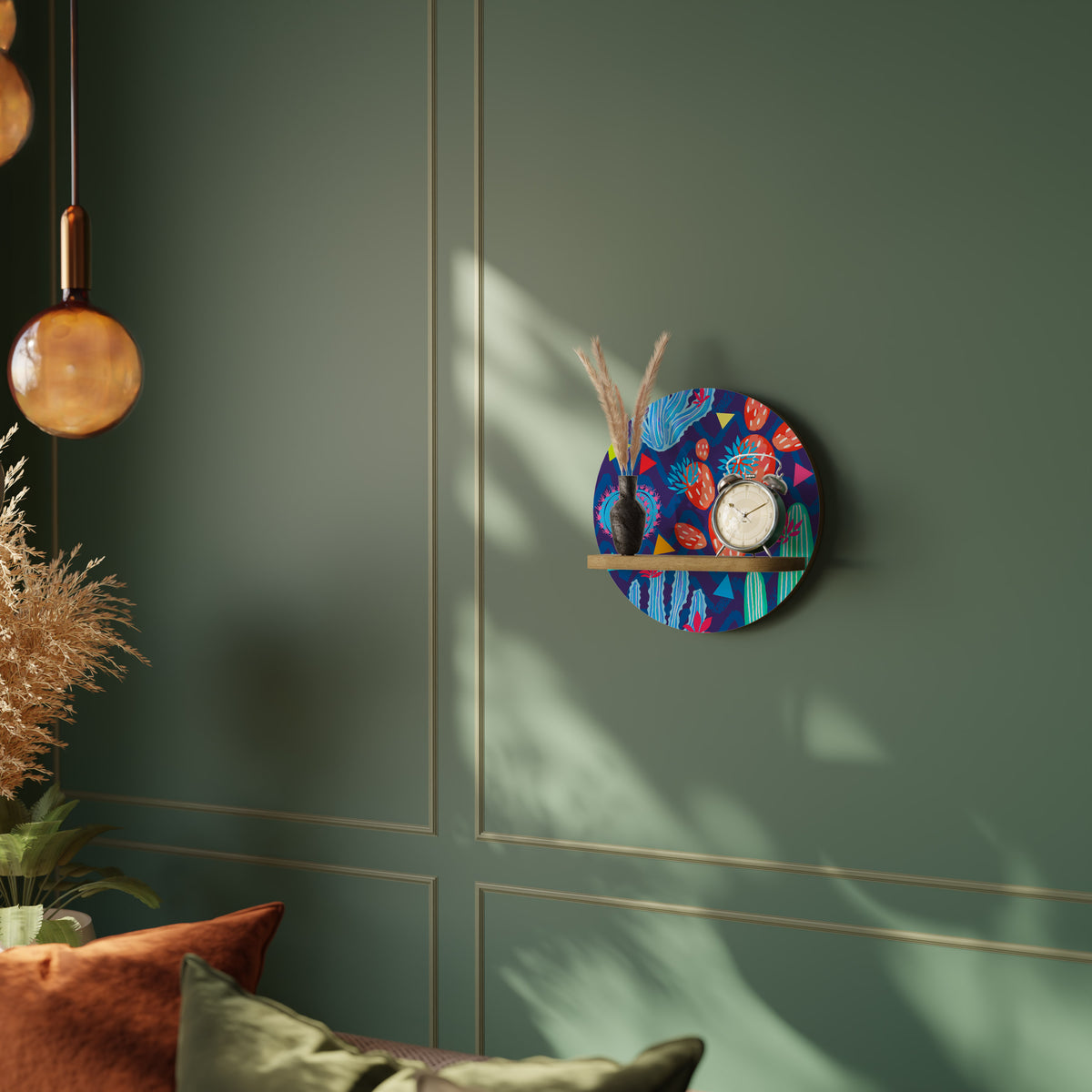 CACTUS VIBES Dekoratives Wandregal