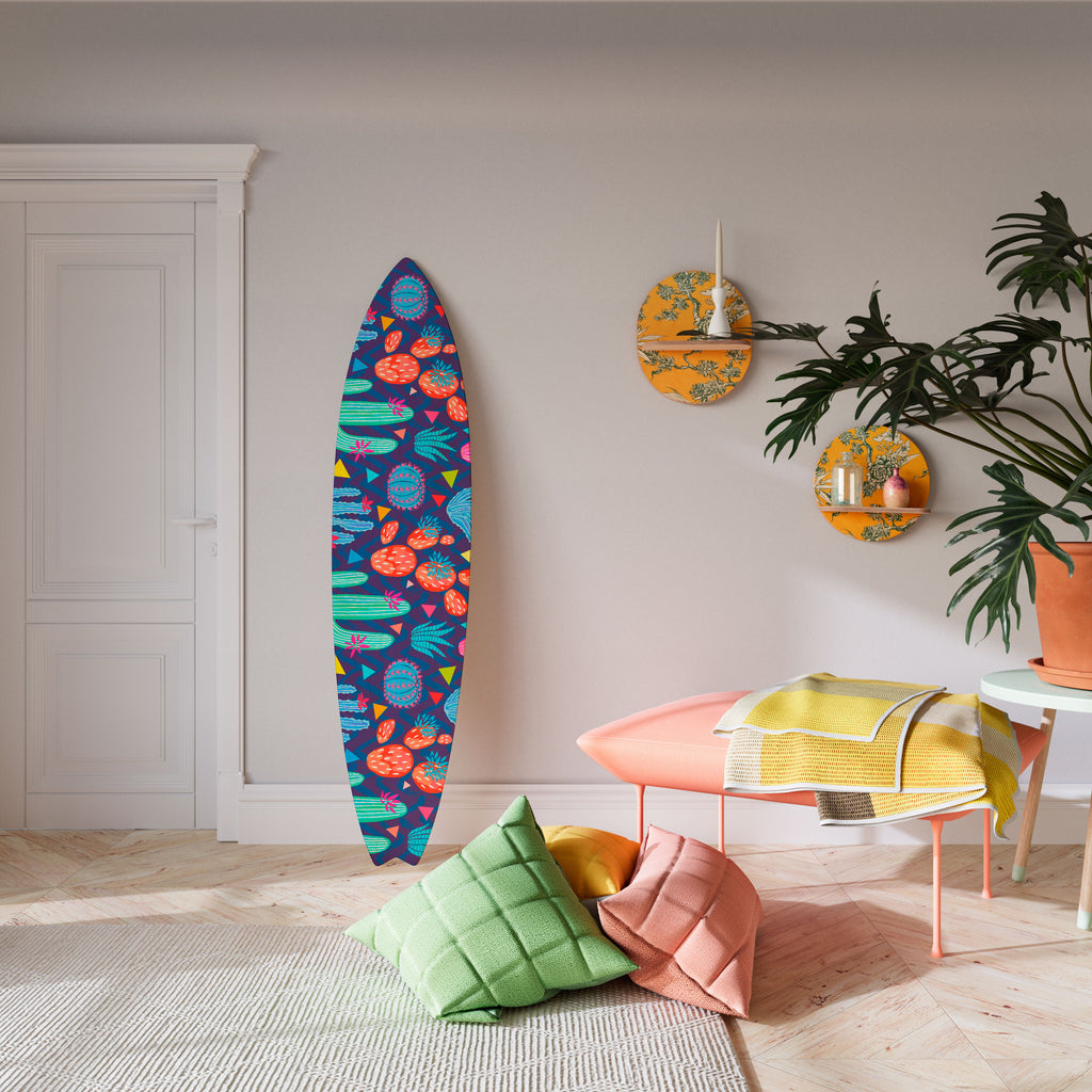 CACTUS VIBES Deko-Surfboard