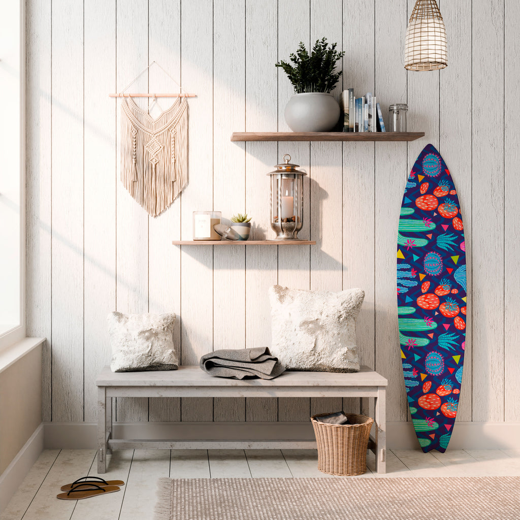 CACTUS VIBES Deko-Surfboard