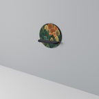 AUTUMN KALEIDOSCOPE Rundes Kunstregal in Schwarz