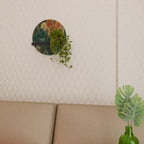 AUTUMN KALEIDOSCOPE Rundes Kunstregal in Schwarz