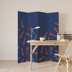 SWEET LOVE Decorative 4-Panel Room Divider