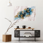 SPLASHED ELEGANCE Selbstklebendes Horizontal-Poster