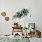 SPLASHED ELEGANCE Selbstklebendes Horizontal-Poster