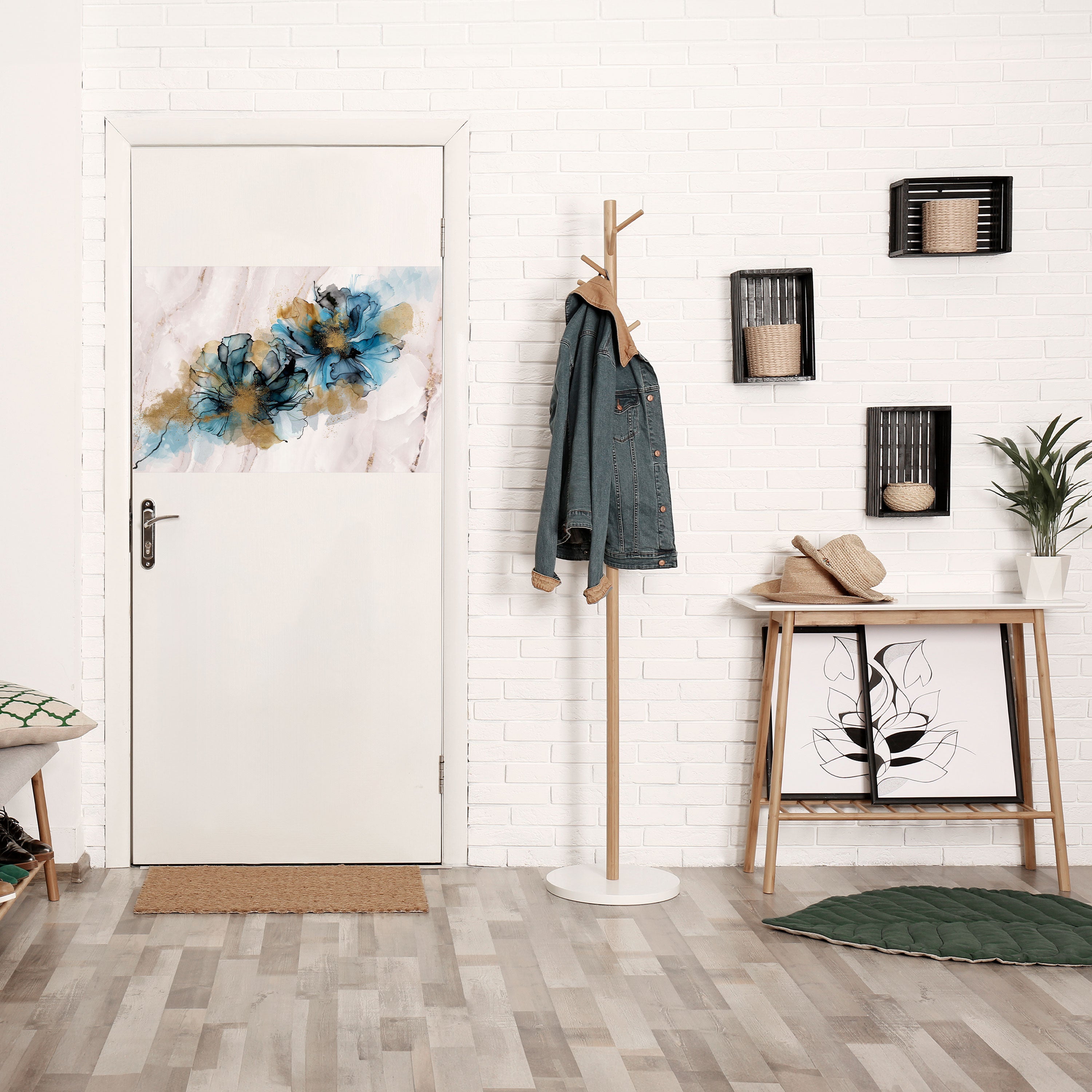 SPLASHED ELEGANCE Selbstklebendes Horizontal-Poster