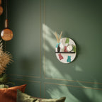 GUMMY BEARS Oval Art Shelf In Black Finish