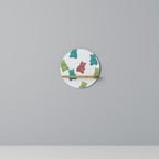 GUMMY BEARS Rundes Kunstregal in Eiche-Optik