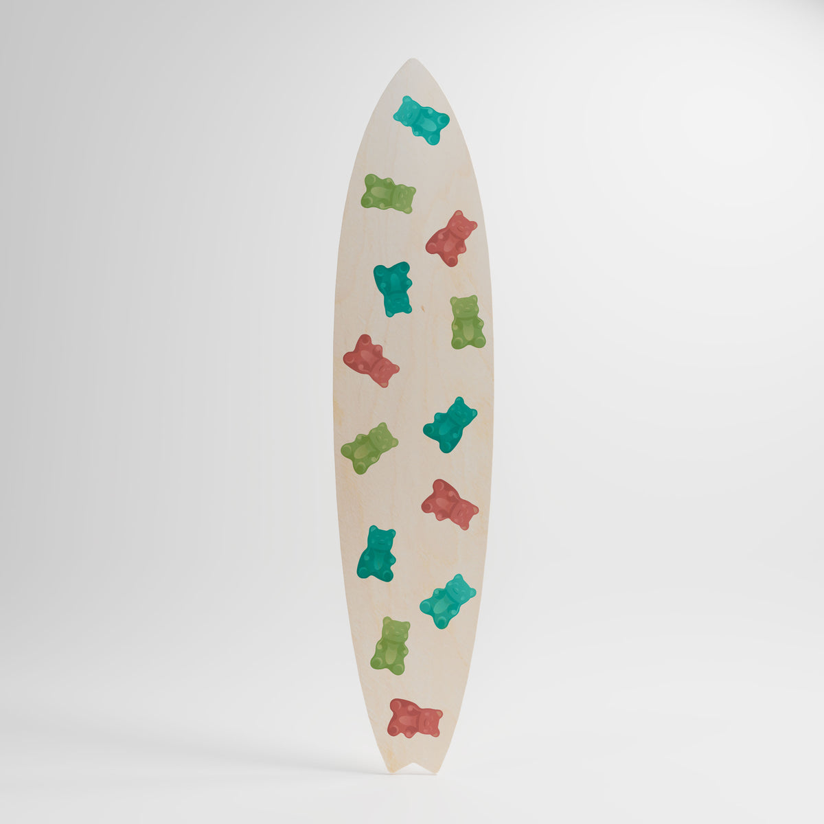 GUMMY BEARS Deko-Surfboard