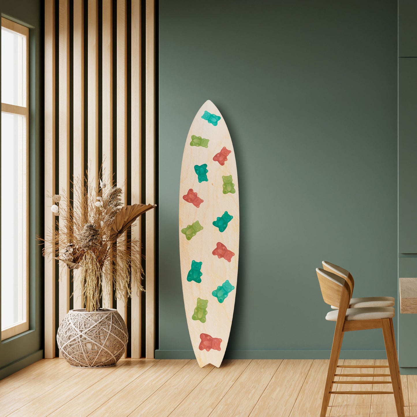 GUMMY BEARS Deko-Surfboard