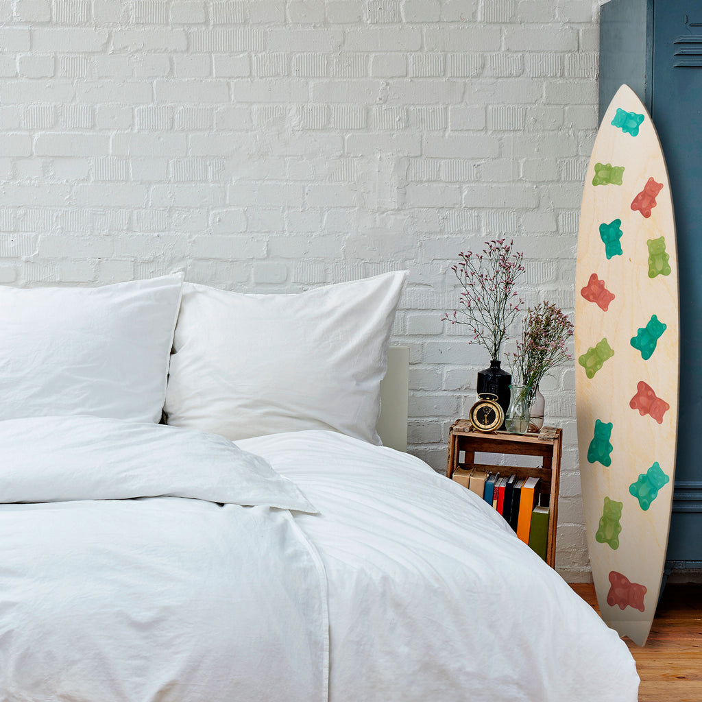 GUMMY BEARS Deko-Surfboard