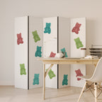 GUMMY BEARS 5-Panel Room Divider