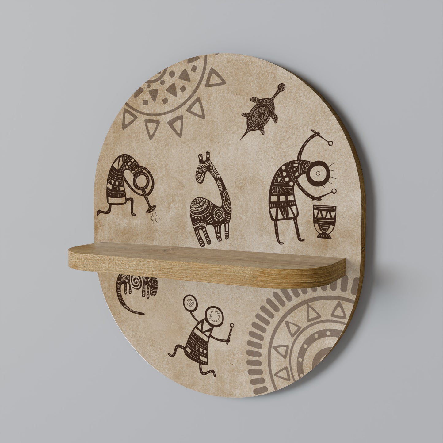 AFRICAN STYLE Art Shelf