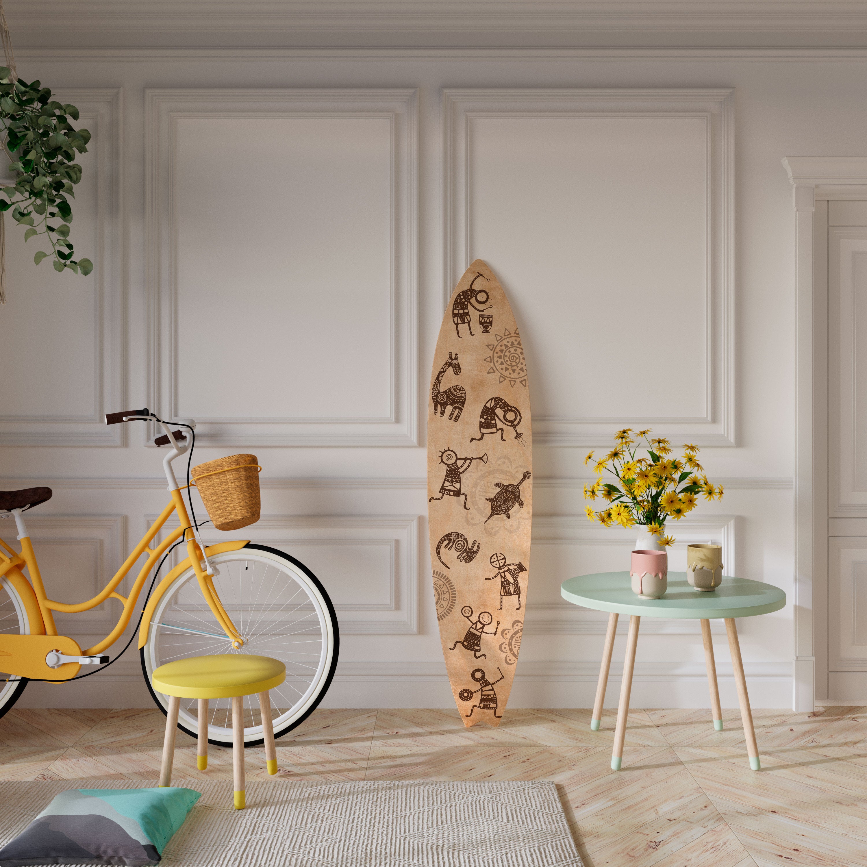 AFRICAN STYLE Deko-Surfboard