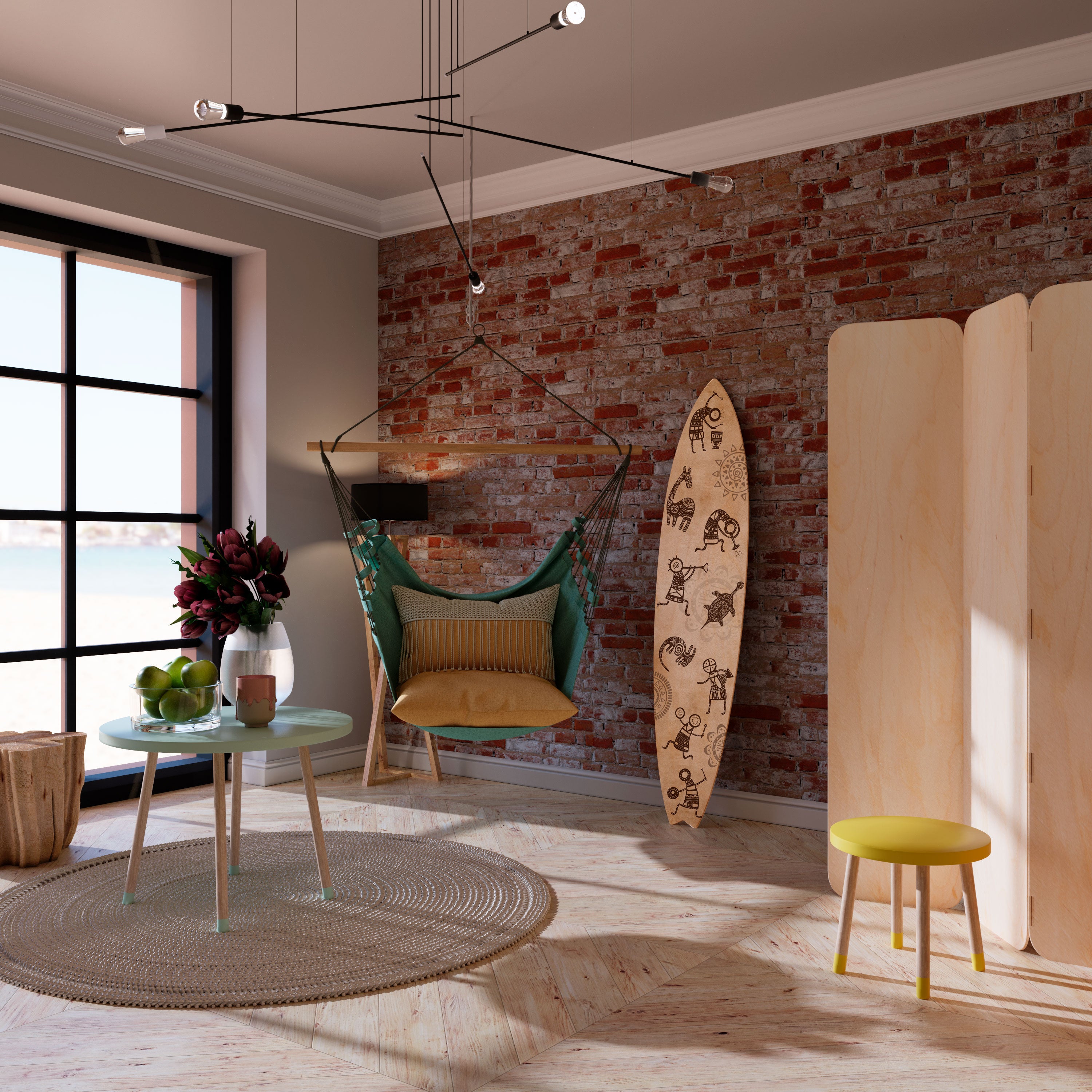AFRICAN STYLE Deko-Surfboard