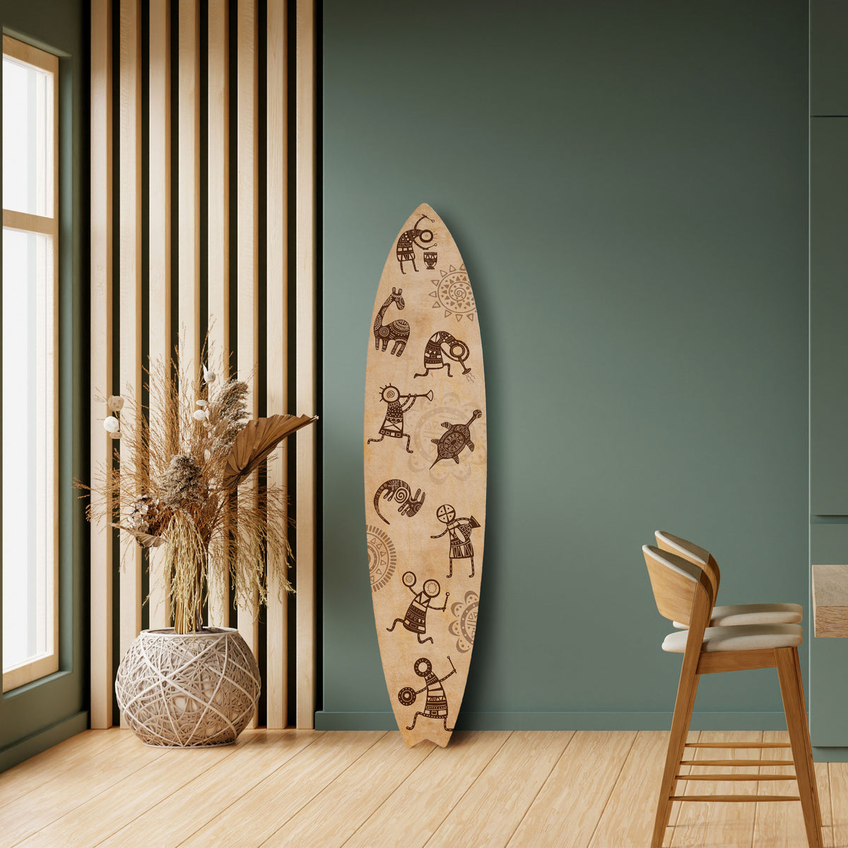 AFRICAN STYLE Deko-Surfboard
