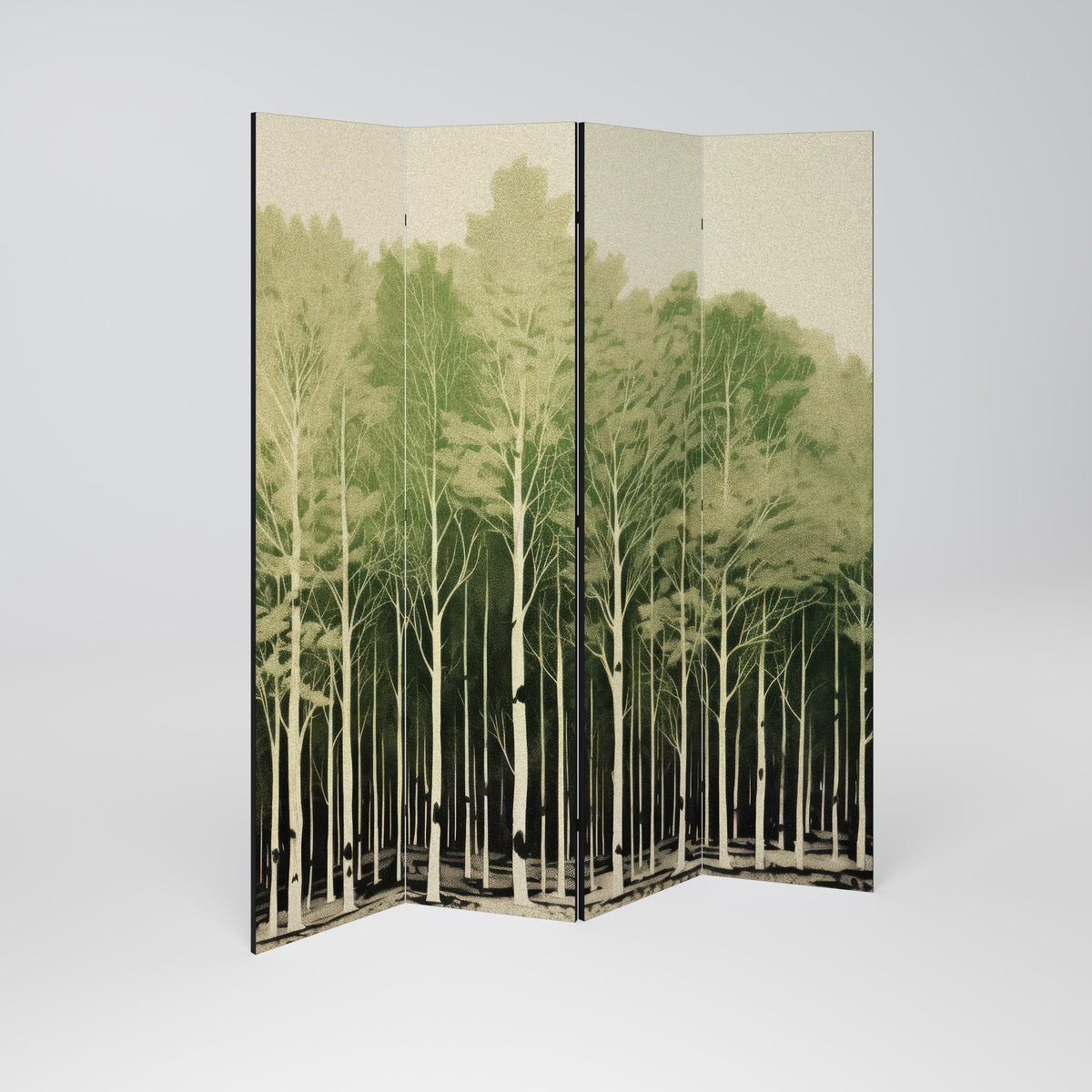 UNKNOWN NATURE 4-teiliger Paravent