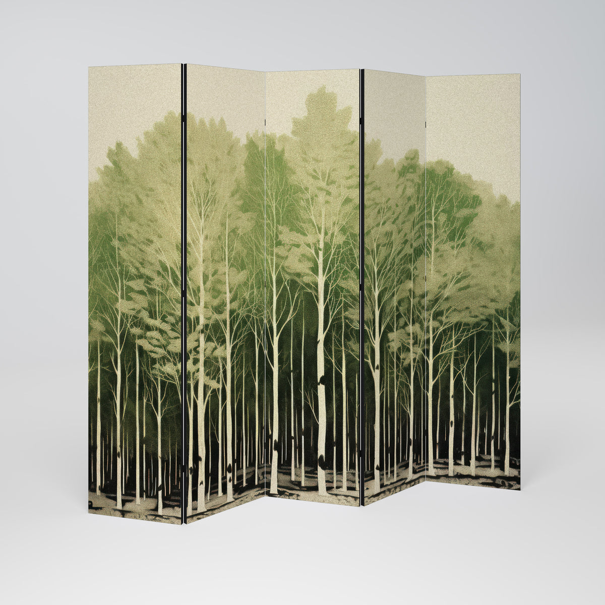UNKNOWN NATURE 5-teiliger Paravent