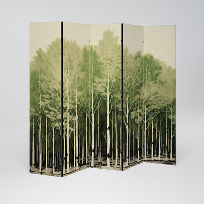UNKNOWN NATURE 5-teiliger Paravent