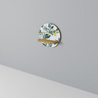 LEMON TREE Rundes Kunstregal in Eiche-Optik