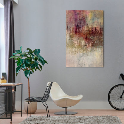 VEILED SUMMIT Vertical Canvas Print