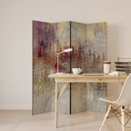 VEILED SUMMIT Dekorativer Paravent - 4-teilig