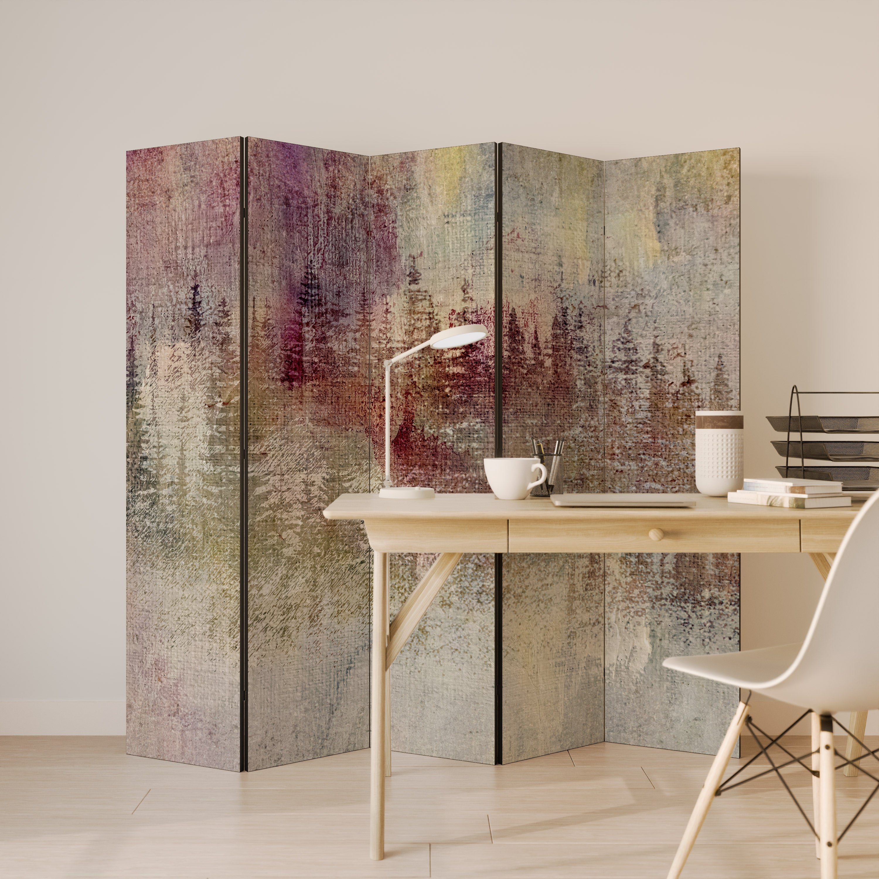 VEILED SUMMIT 5-teiliger Paravent