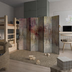 VEILED SUMMIT Dekorativer Paravent - 6-teilig