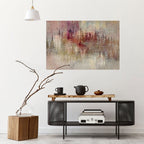 VEILED SUMMIT Selbstklebendes Horizontal-Poster