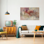 VEILED SUMMIT Selbstklebendes Horizontal-Poster