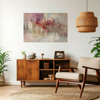 VEILED SUMMIT Selbstklebendes Horizontal-Poster