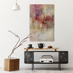 VEILED SUMMIT Selbstklebendes Poster - Hochformat