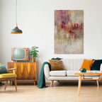 VEILED SUMMIT Selbstklebendes Poster - Hochformat