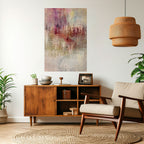 VEILED SUMMIT Selbstklebendes Poster - Hochformat