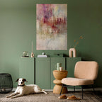 VEILED SUMMIT Selbstklebendes Poster - Hochformat