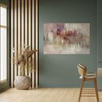 VEILED SUMMIT Selbstklebendes Horizontal-Poster