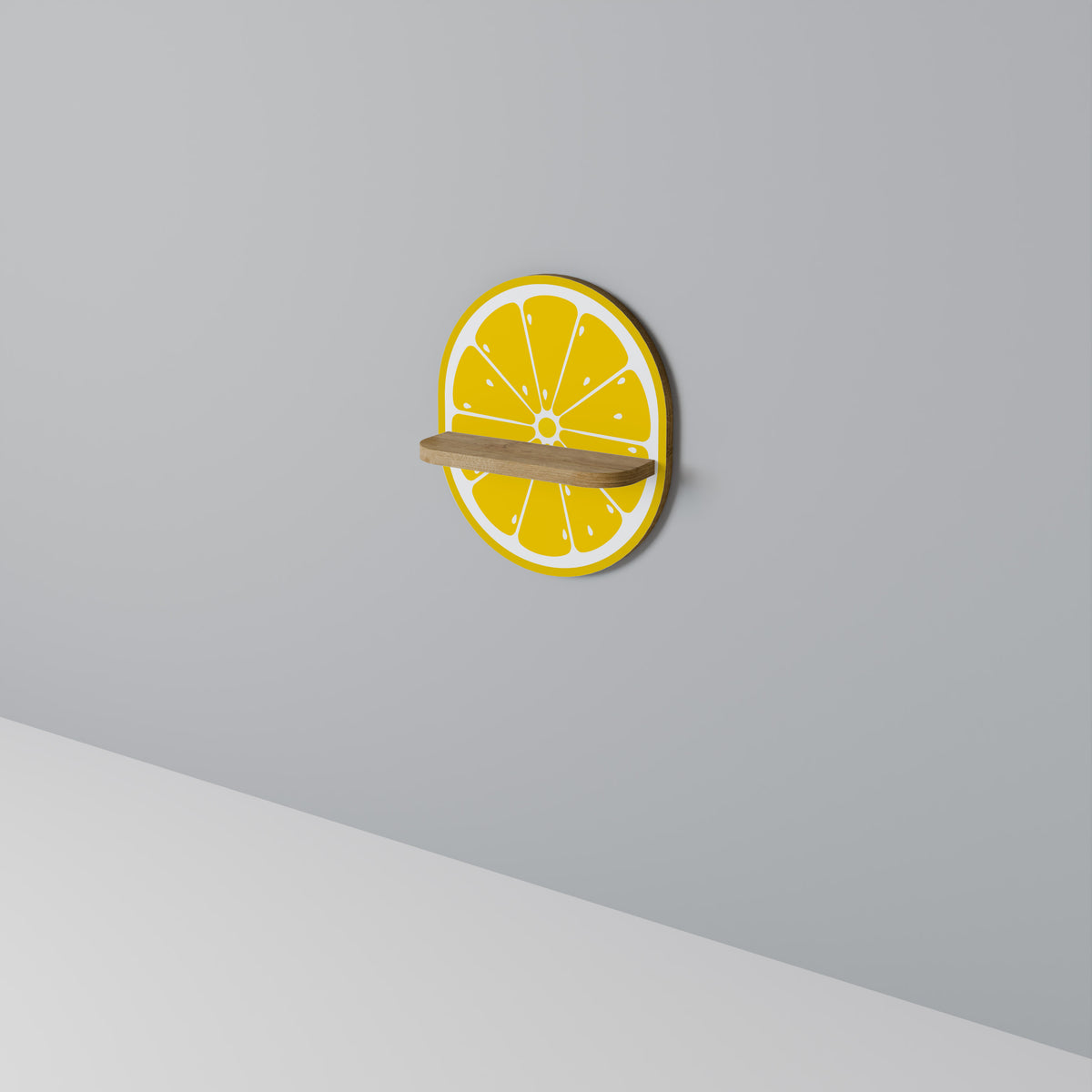 STRENGTHENING LEMON Dekoratives Wandregal