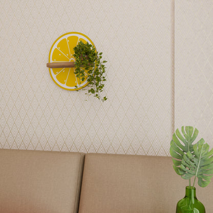STRENGTHENING LEMON Dekoratives Wandregal