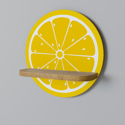STRENGTHENING LEMON Dekoratives Wandregal