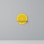 STRENGTHENING LEMON Rundes Kunstregal in Eiche-Optik