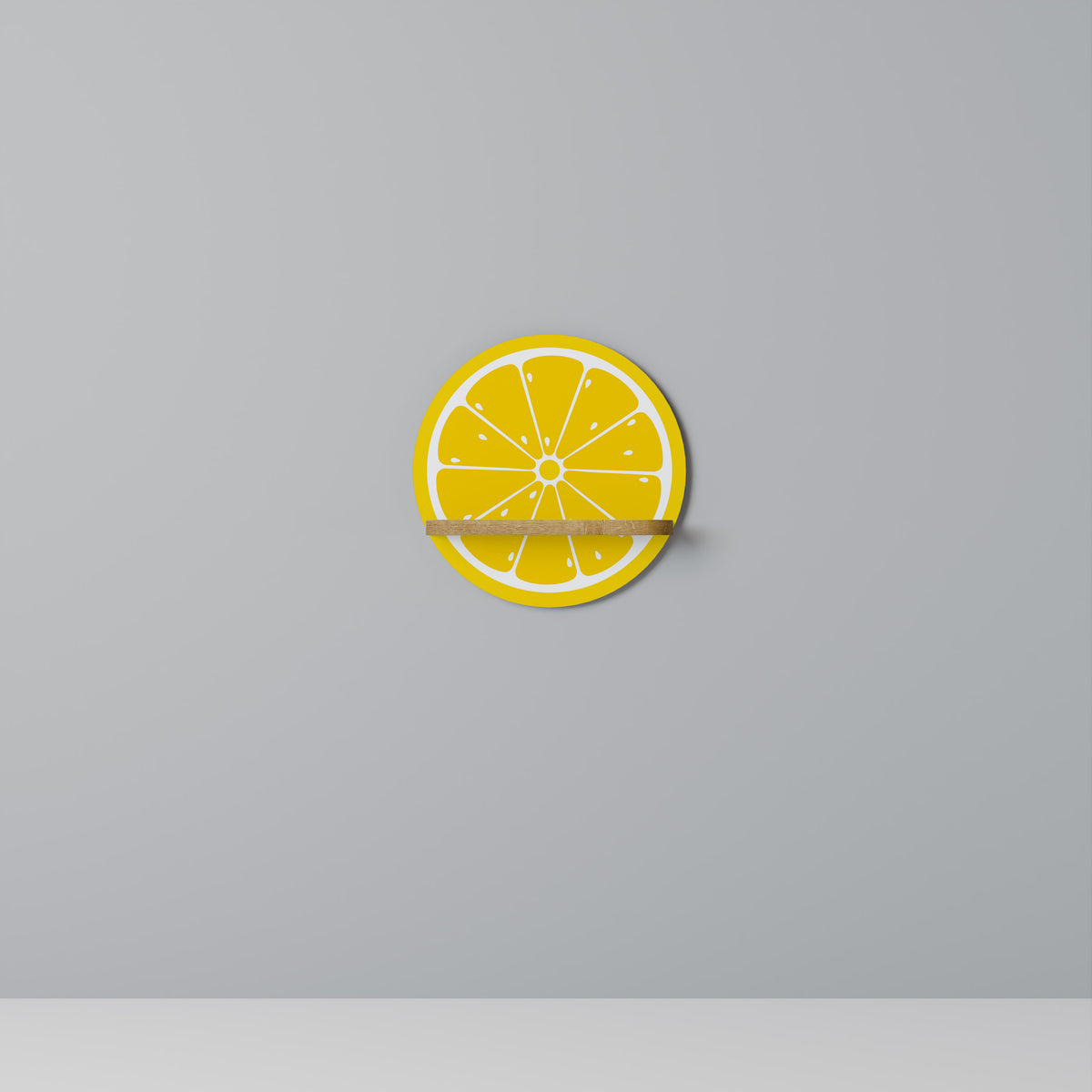 STRENGTHENING LEMON Dekoratives Wandregal