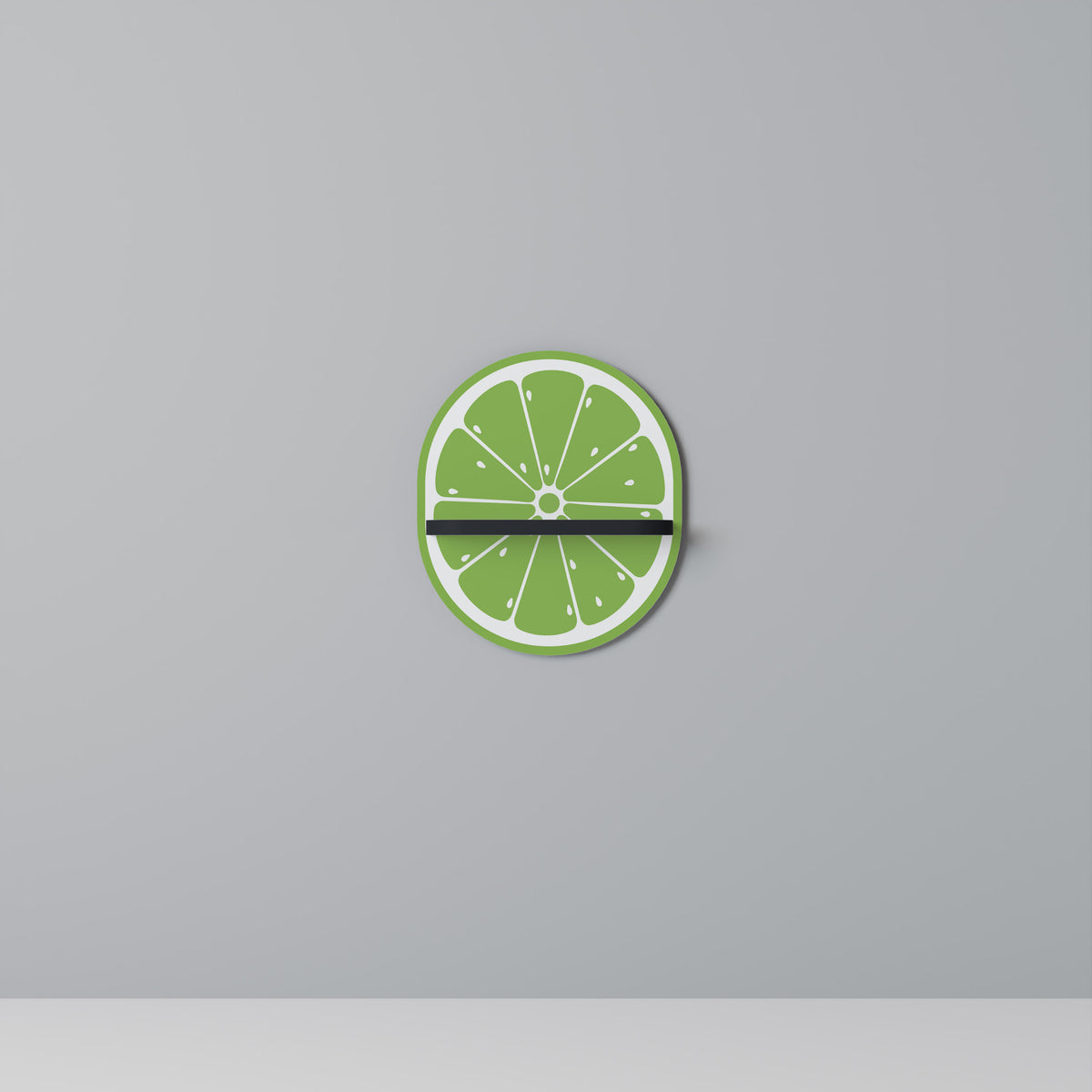 REFRESHING LIME Dekoratives Wandregal